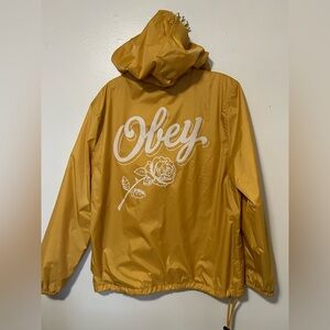 Obey Windbreaker Jacket NWOT